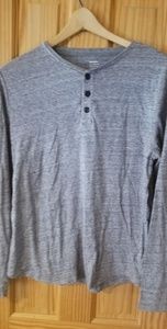 Gray shirt long sleeve